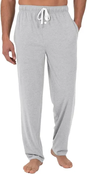 Pj Pants for Men Cotton Comfy Drawstring Sleepwear Lounge Pants with Pockets Casual Soft Pajama Pants