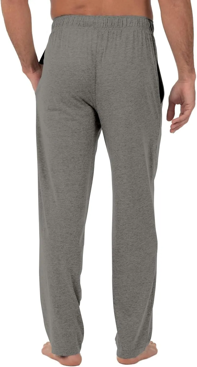 Pj Pants for Men Cotton Comfy Drawstring Sleepwear Lounge Pants with Pockets Casual Soft Pajama Pants