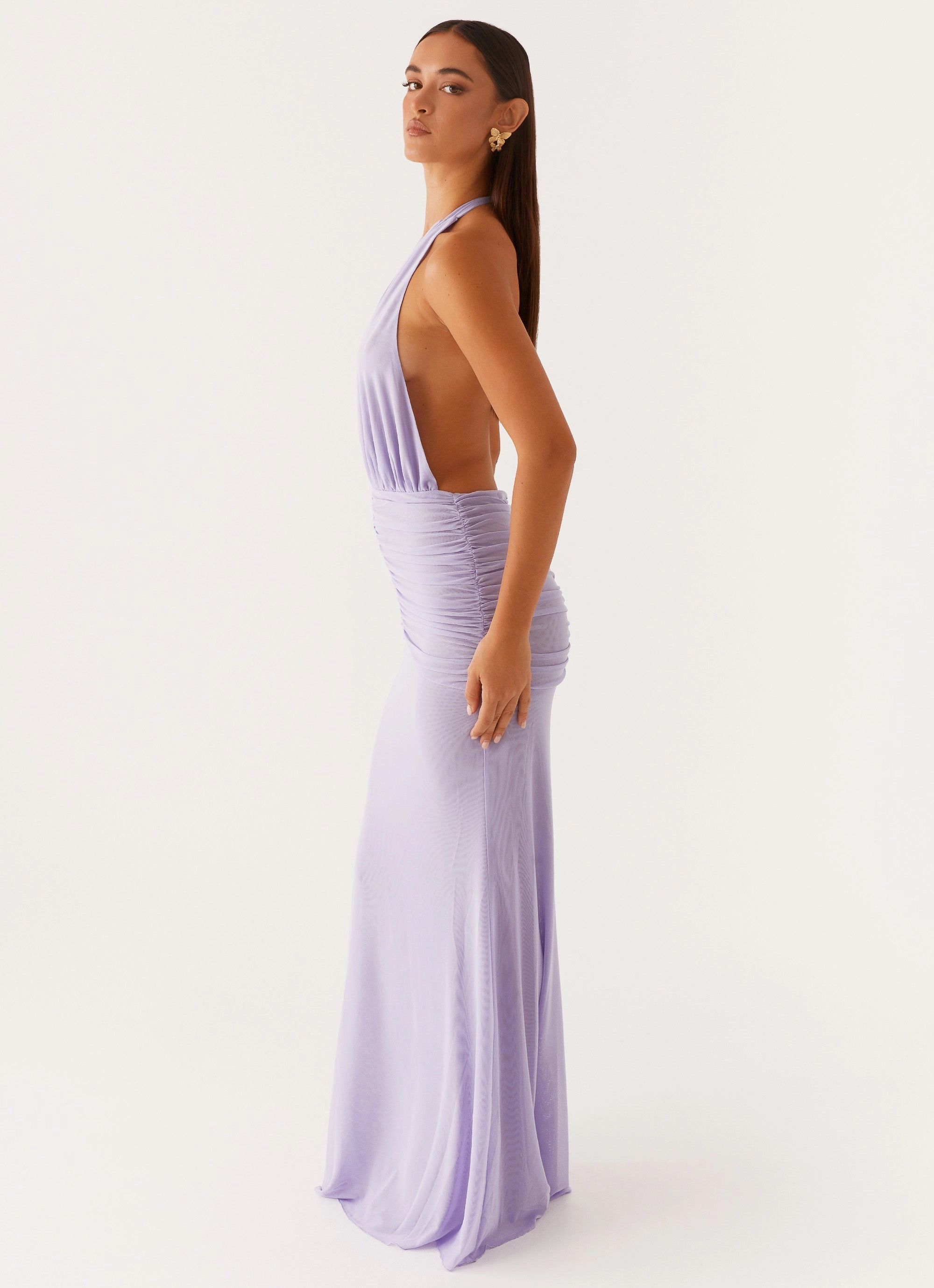 Places To Be Maxi Dress - Lilac Comfortable Style Chic Harmony