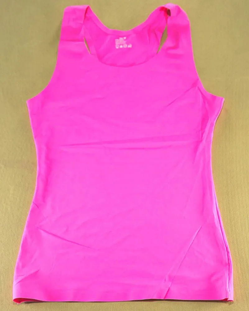 Plain Fancy Camisole For Women - Hot Pink Color - 184