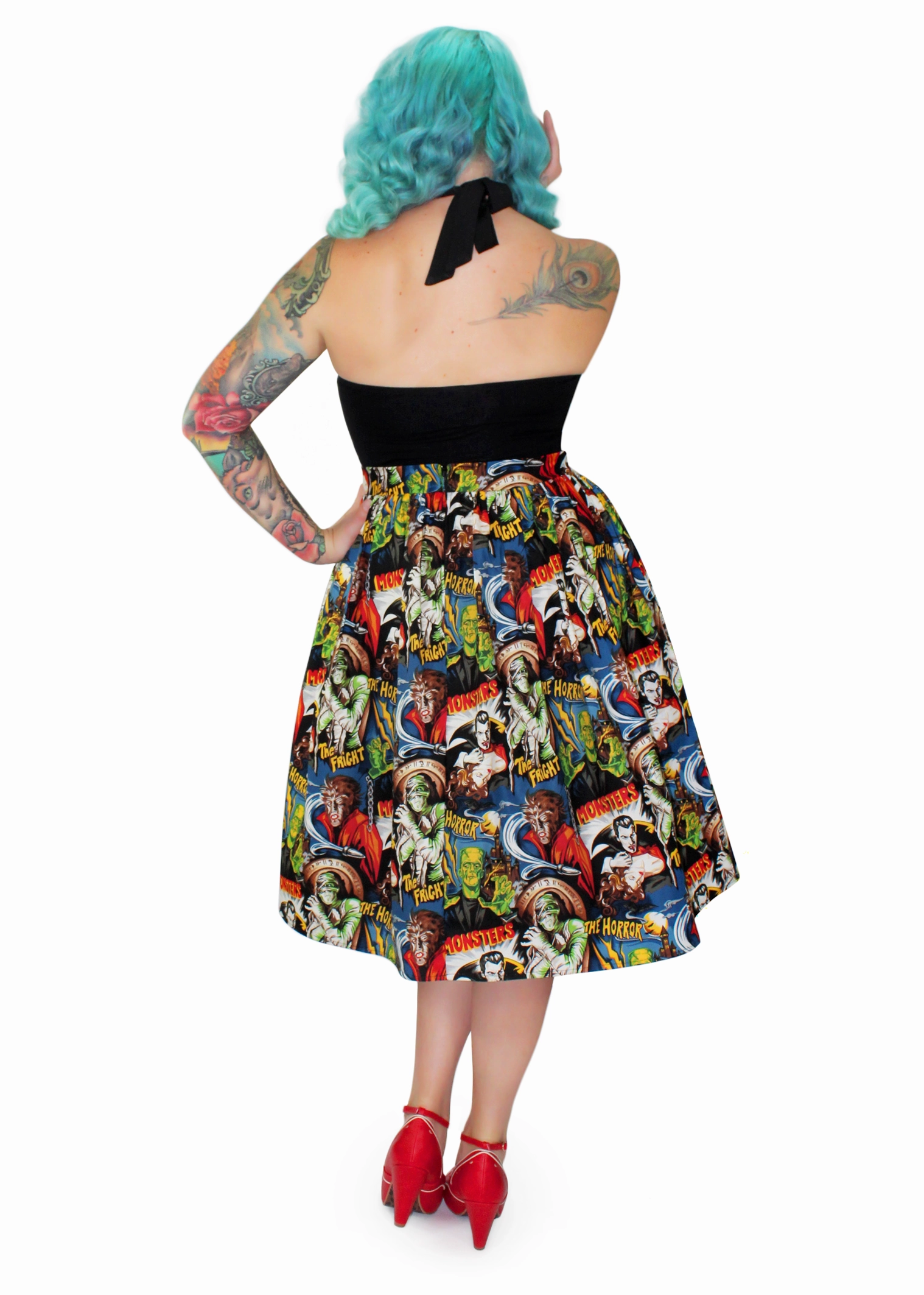 Pleated Circle Skirt - Hollywood Monster #HPCSM Relaxed Motion Outfit Game