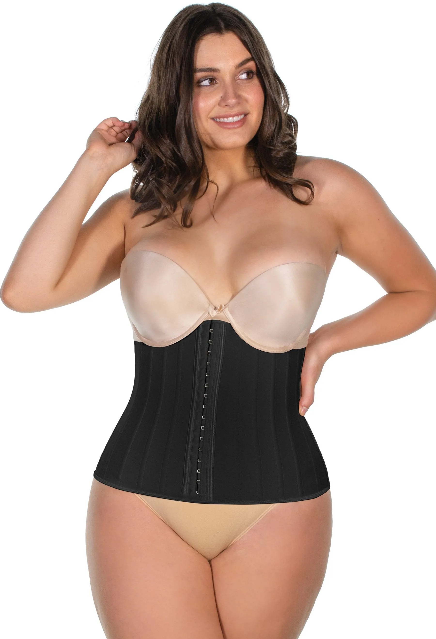 Plus Size Hourglass Corset With 25 Steel Bones