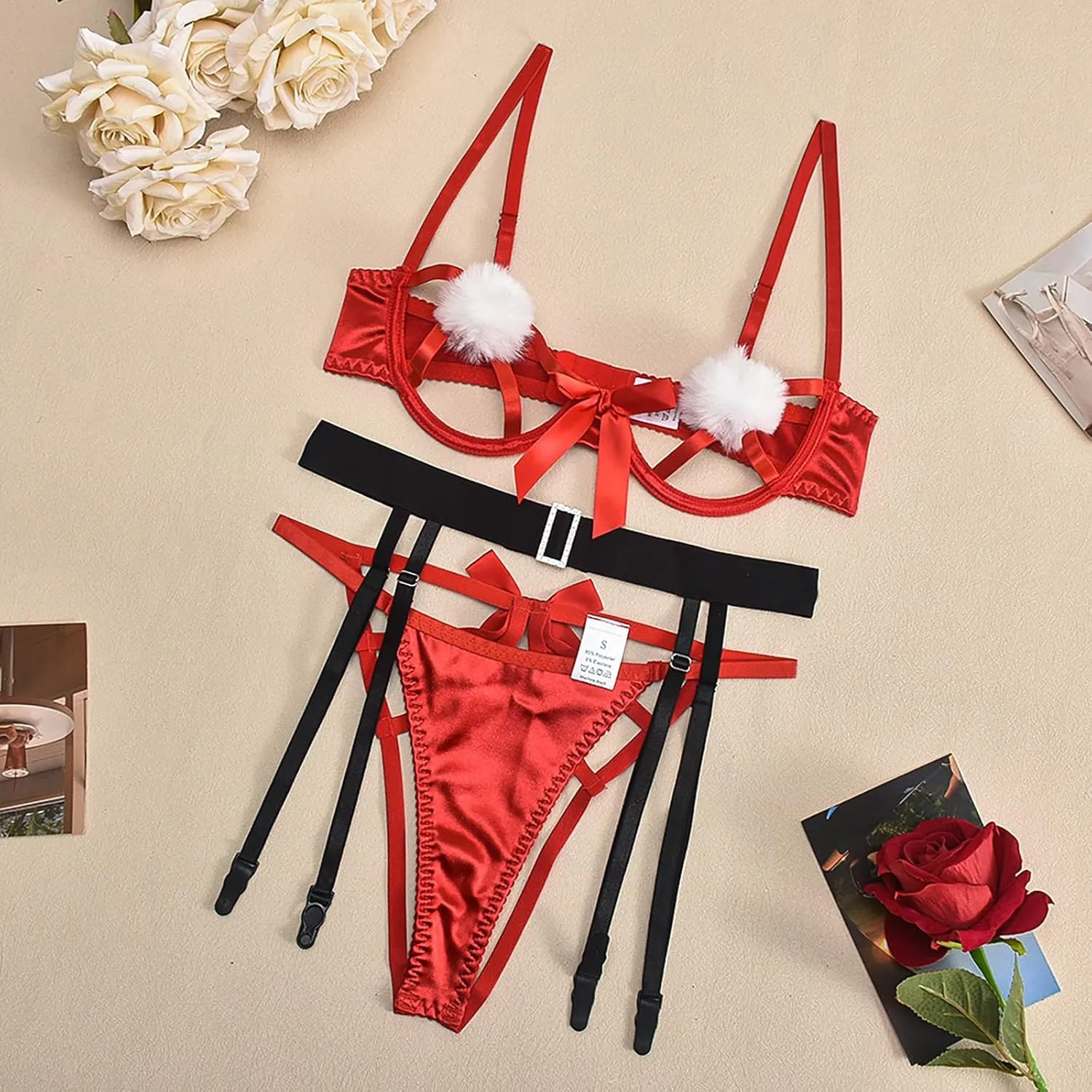 Plus Size Lingerie for Curvy Women Panty Set Strappy lingerie Sexy