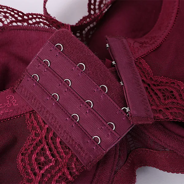 Plus Size Sexy Push Up Minimizer Lace Busty Bras