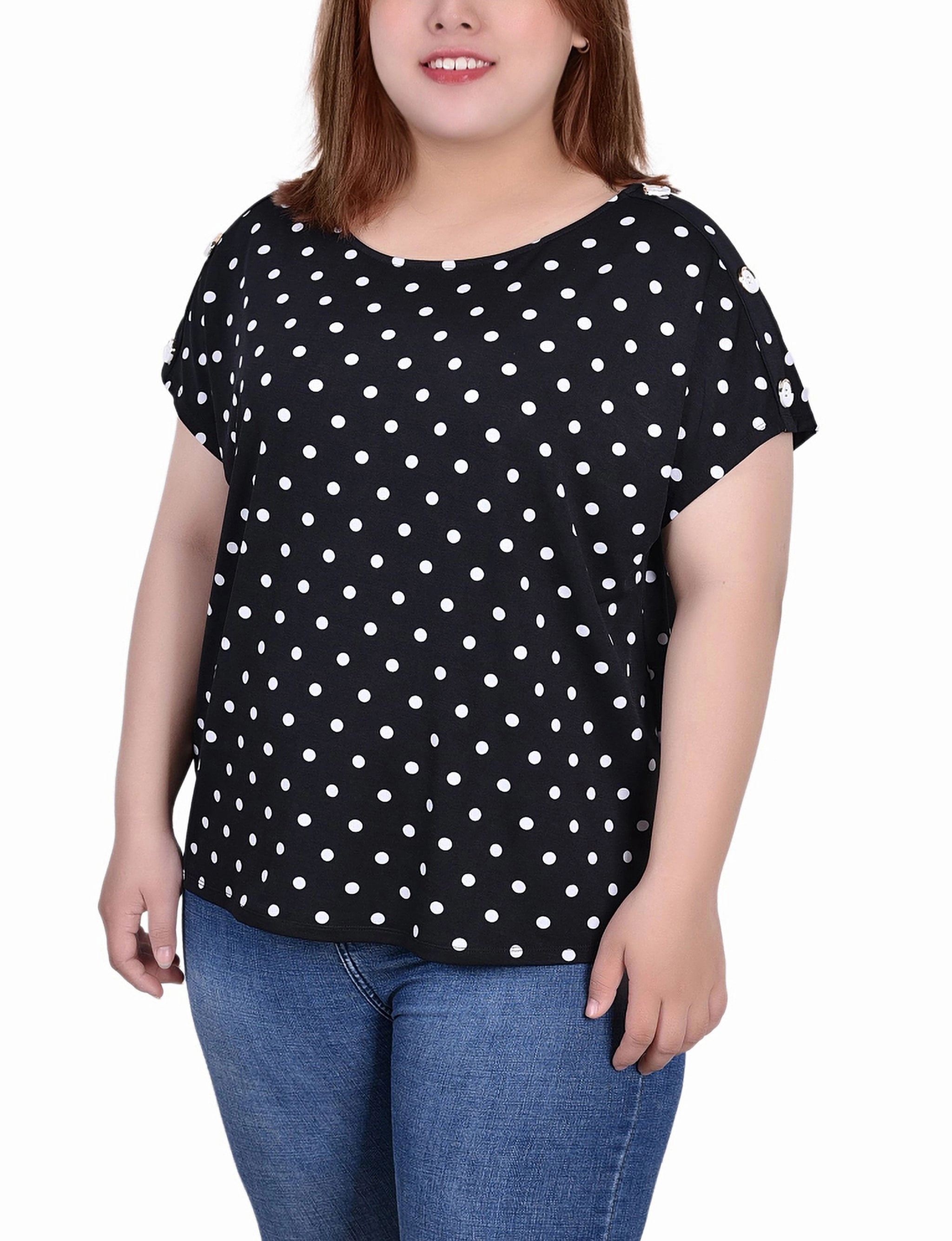 Plus Size Short Extended Sleeve Top QuickDryTech