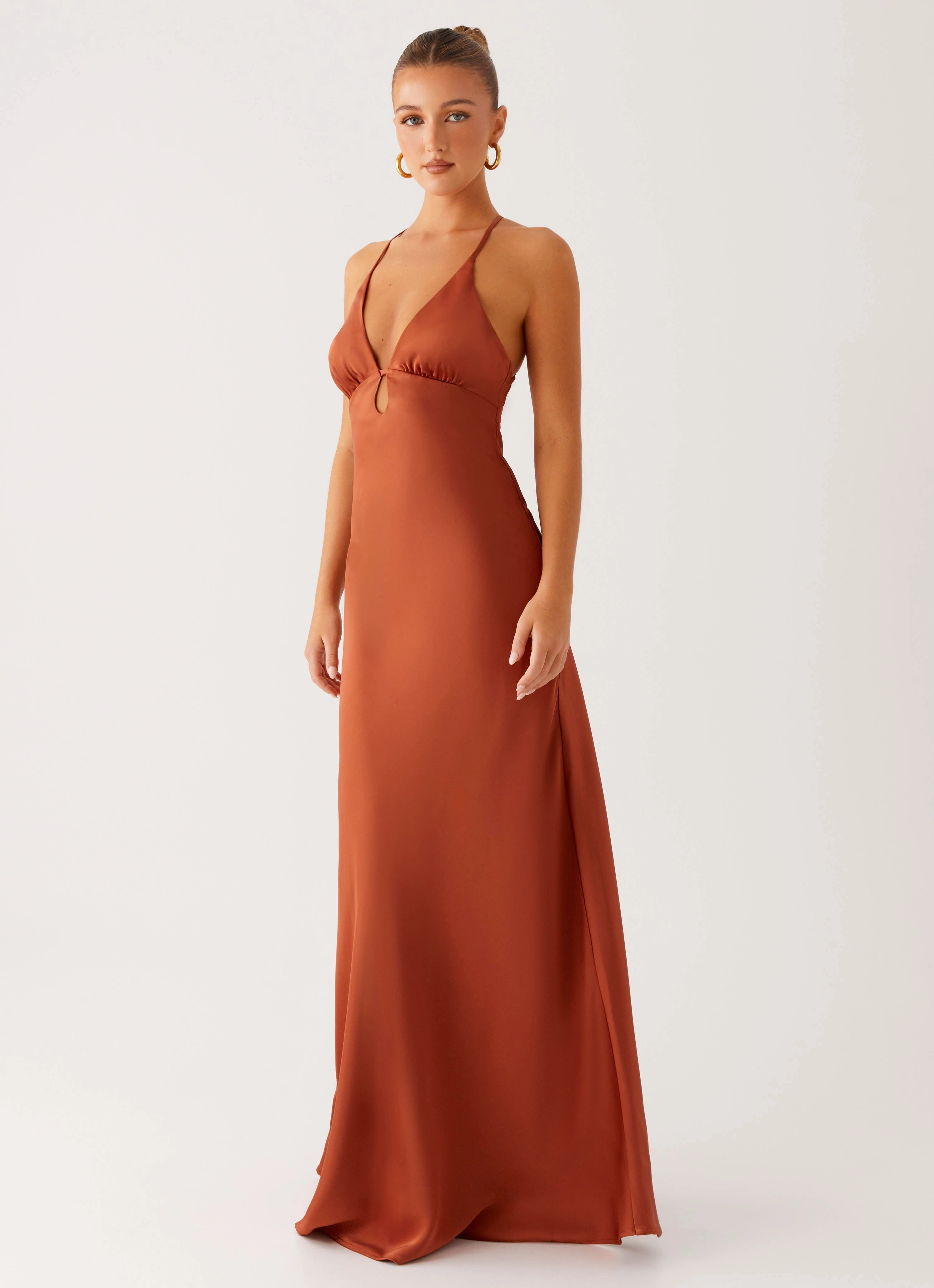 Sundowner Maxi Dress - Rust Soft Colorway London Edge