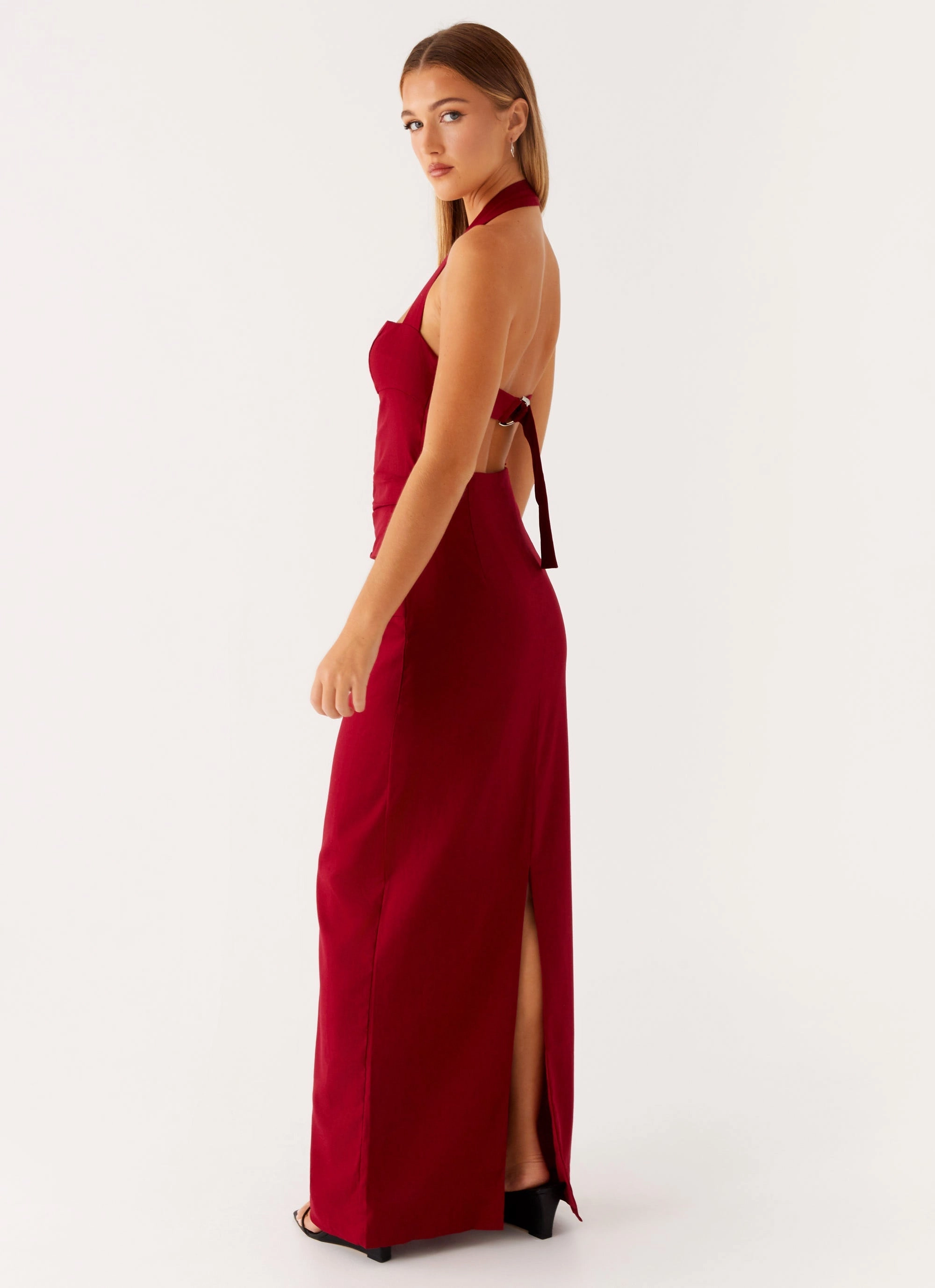Rumour Has it Maxi Dress - Red Fresh Aesthetic Easy Vibe