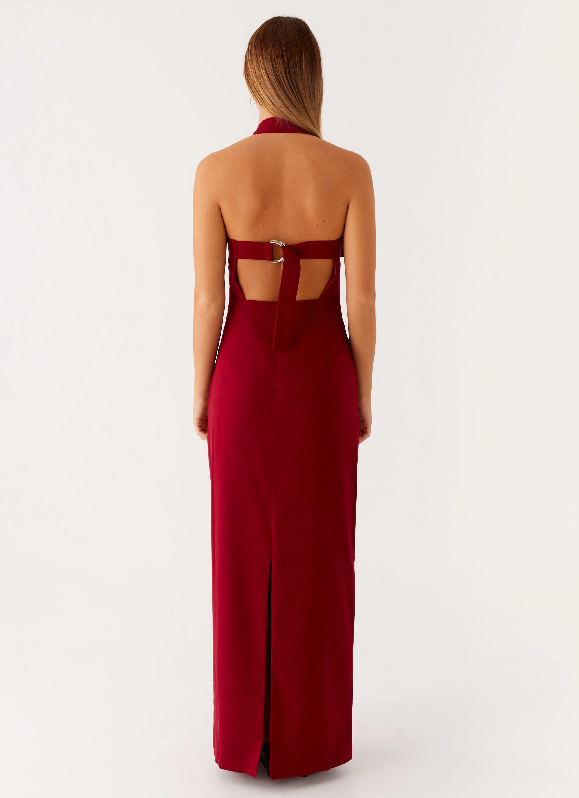 Rumour Has it Maxi Dress - Red Chic Harmony Pure Piece