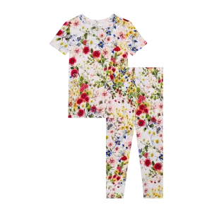 Posh Peanut Basic Short Sleeve Pajamas - Barbara