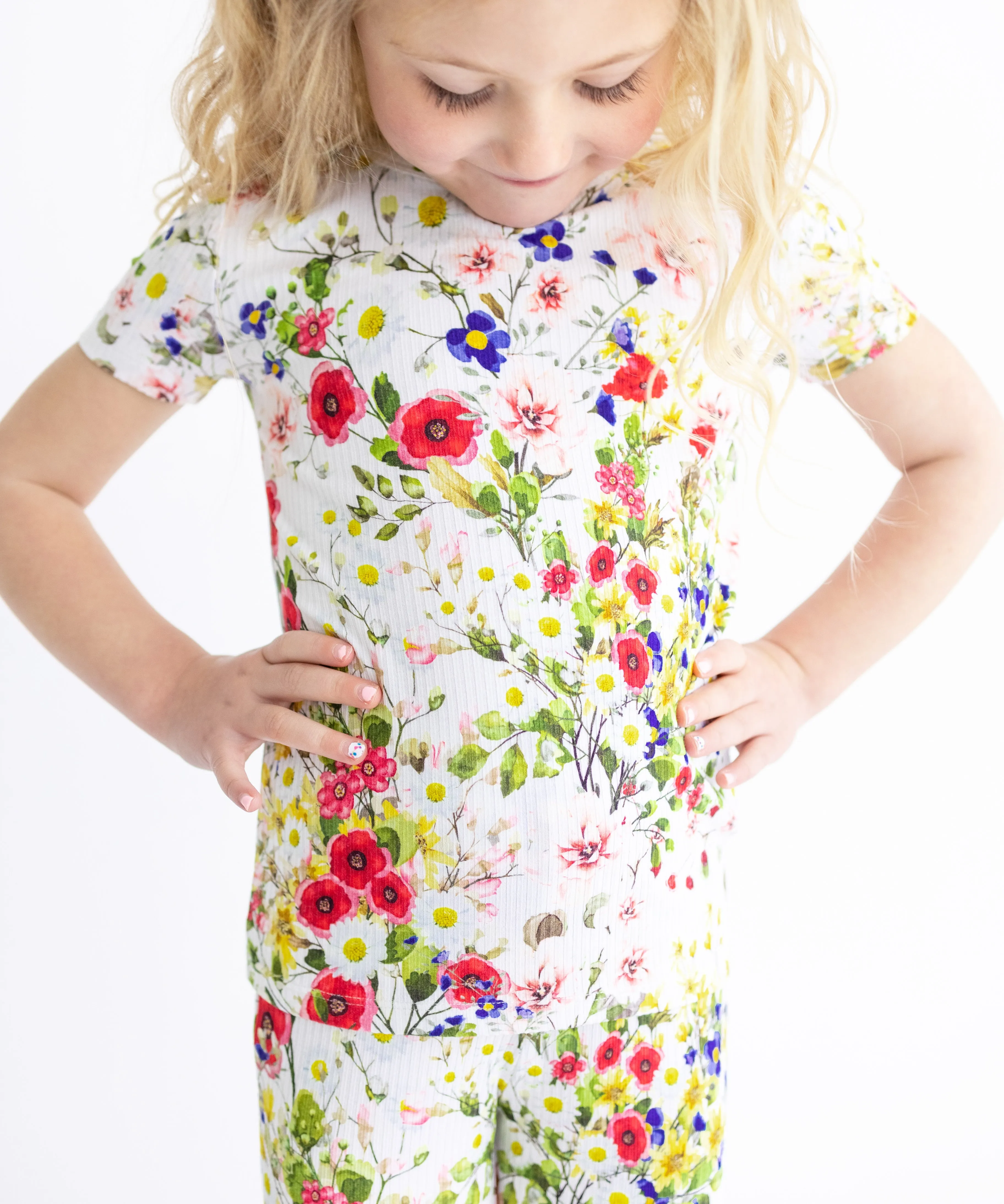 Posh Peanut Basic Short Sleeve Pajamas - Barbara