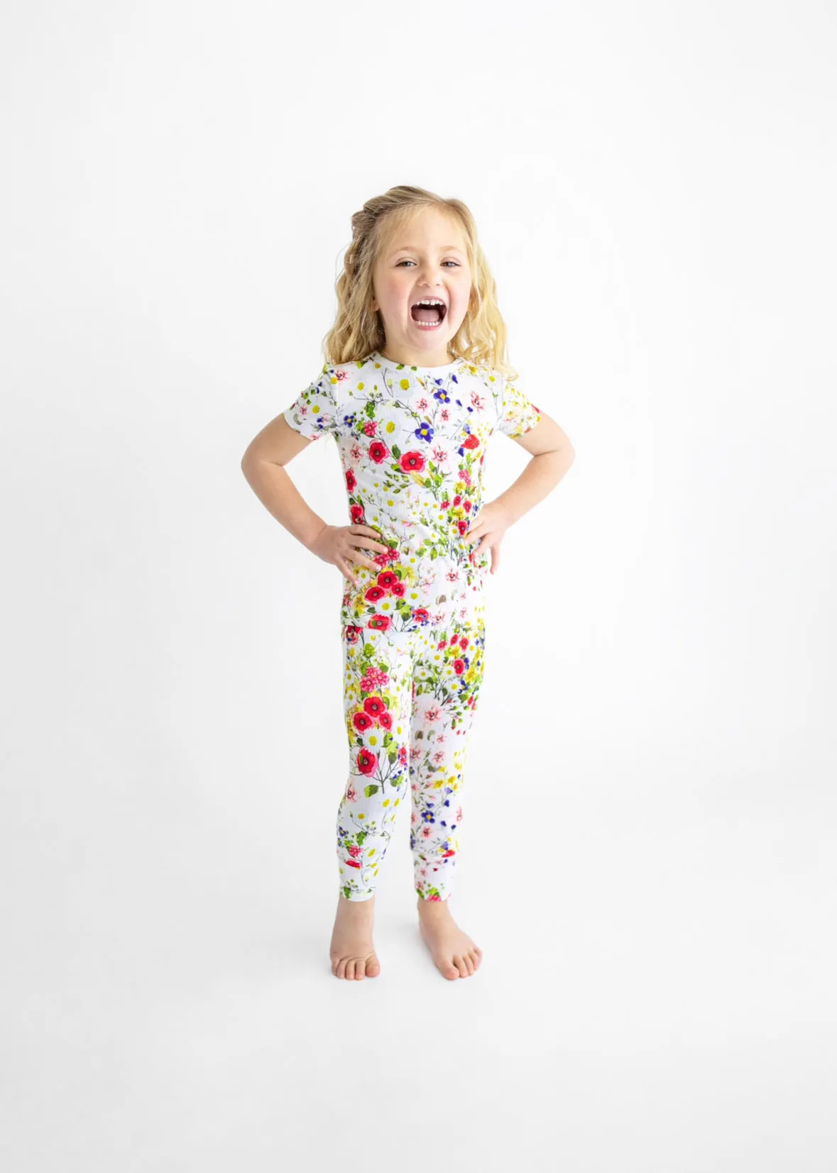 Posh Peanut Basic Short Sleeve Pajamas - Barbara
