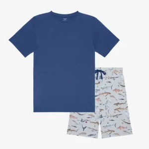 Posh Peanut Maverick Men's S/S & Shorts Loungewear Set