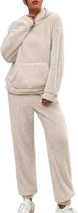Post Lounge Sets for Women Silk Pajama Set for Women Cozy Pajamas for Women Soft Womens Pjs Sets Womens Winter Pajamas Ladies Christmas Pajamas Pajamas Set for Women A-Beige