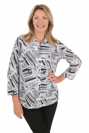 Postage Paid Roll-Tab Knit Shirt TaglessCollar