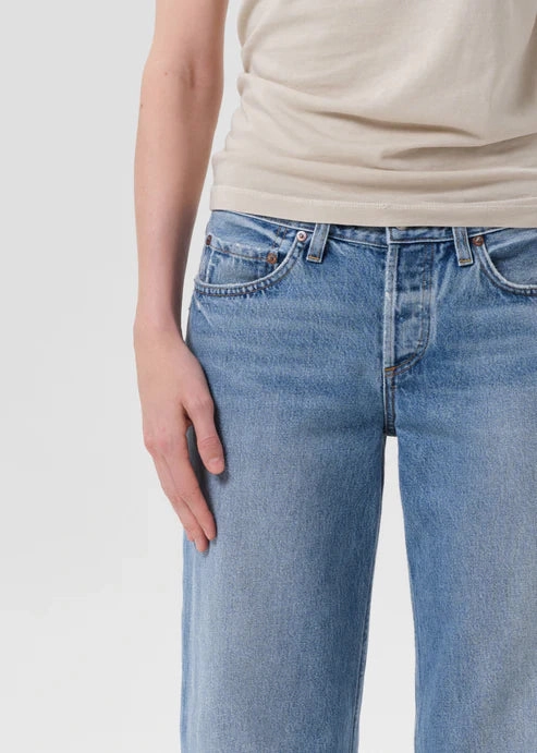 Low Rise Loose Jean in Vault Office Wear Chill Outfit Date Night