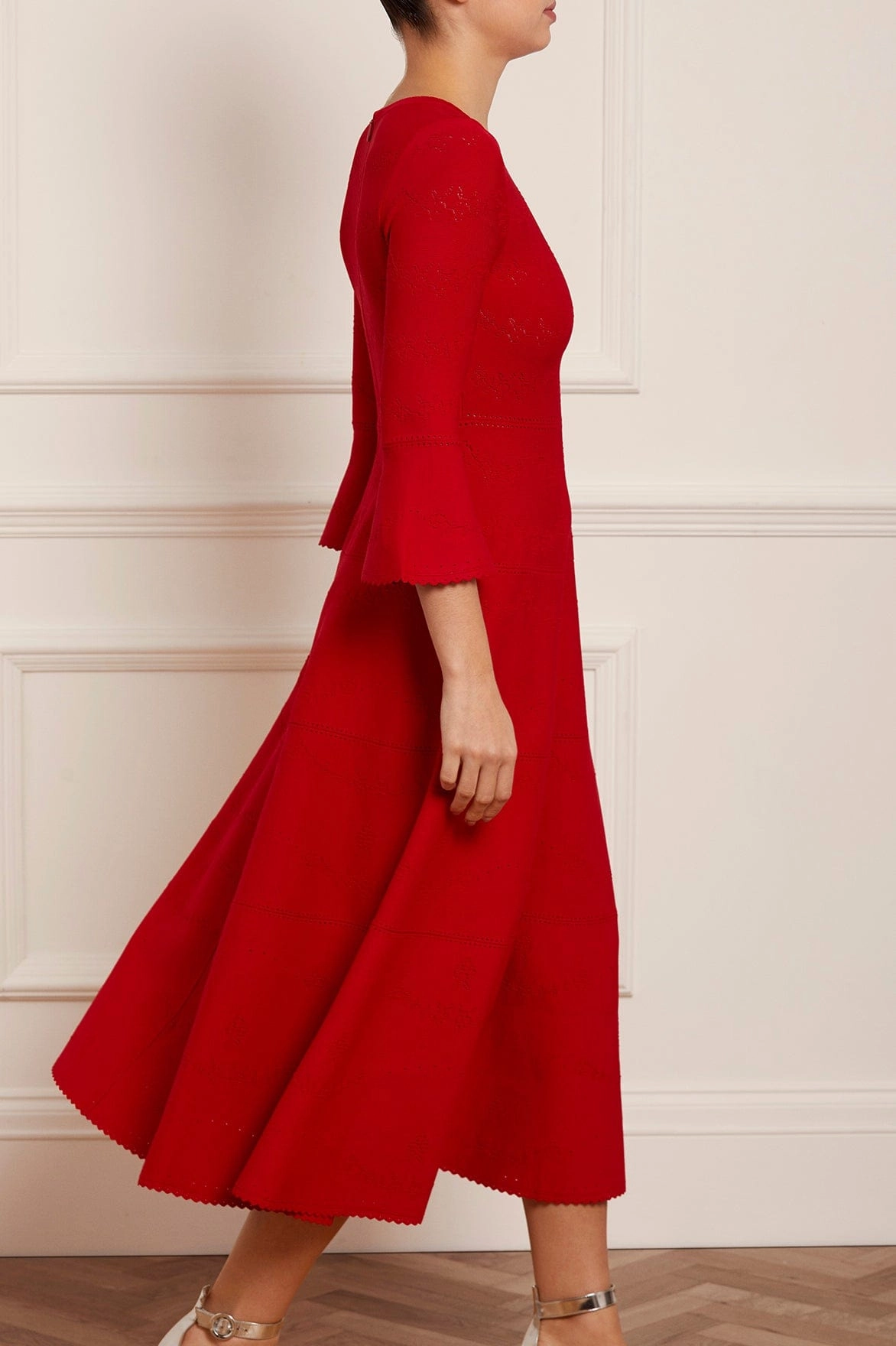 Inner Smile Pretty Pointelle Knit Ankle Gown