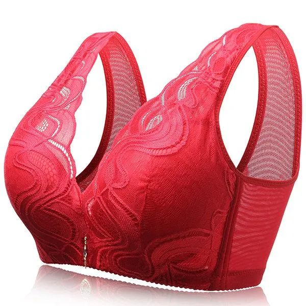 Print Deep V Gather Busty Lightly Lined Soft Bras