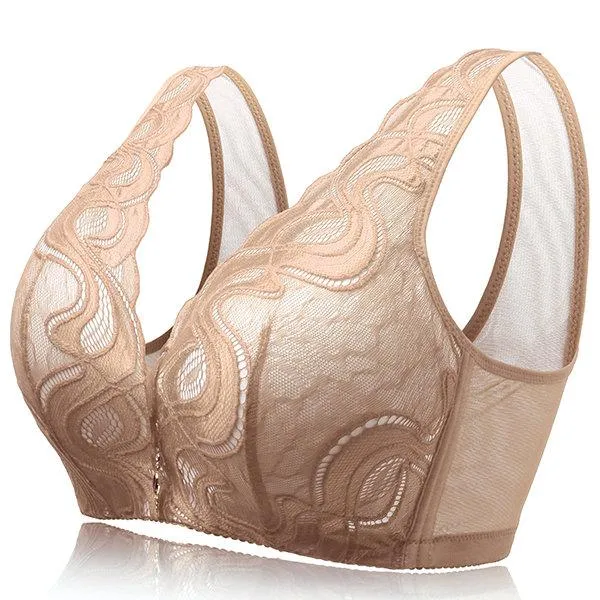 Print Deep V Gather Busty Lightly Lined Soft Bras