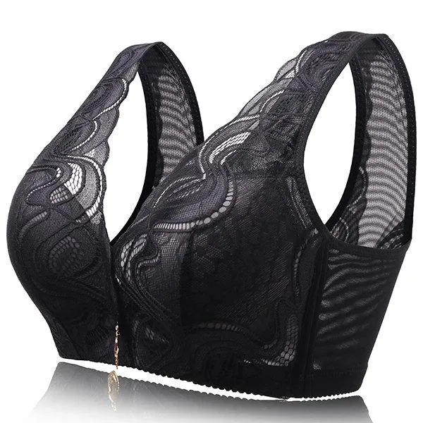 Print Deep V Gather Busty Lightly Lined Soft Bras