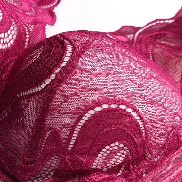 Print Deep V Gather Busty Lightly Lined Soft Bras
