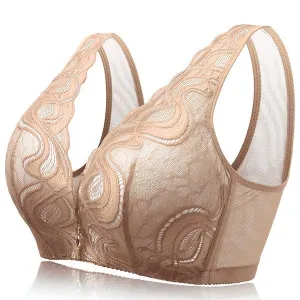 Print Deep V Gather Busty Lightly Lined Soft Bras