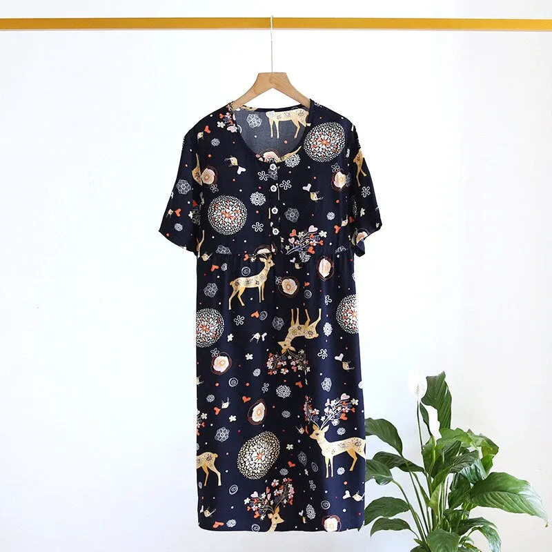 Printed Women's Nightgown