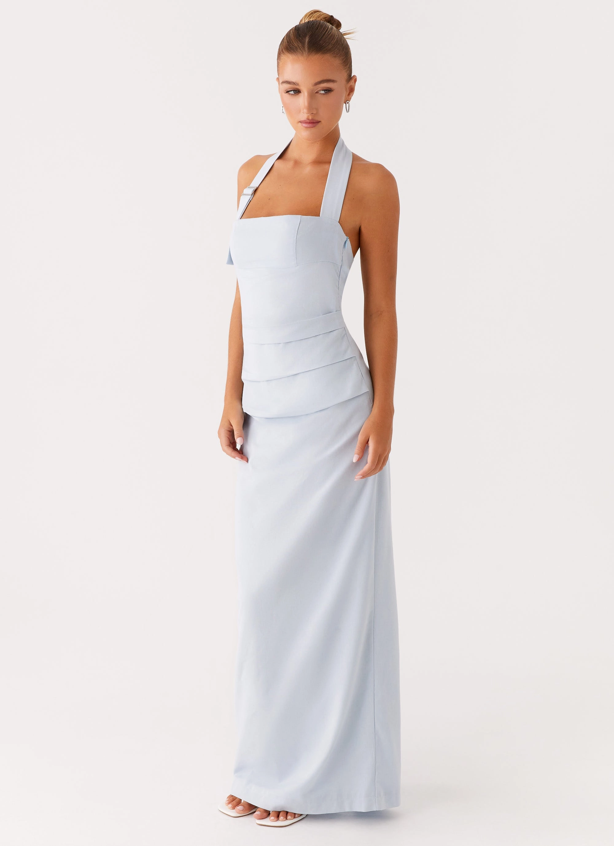 Rumour Has it Maxi Dress - Blue Timeless Piece Sleek Flow