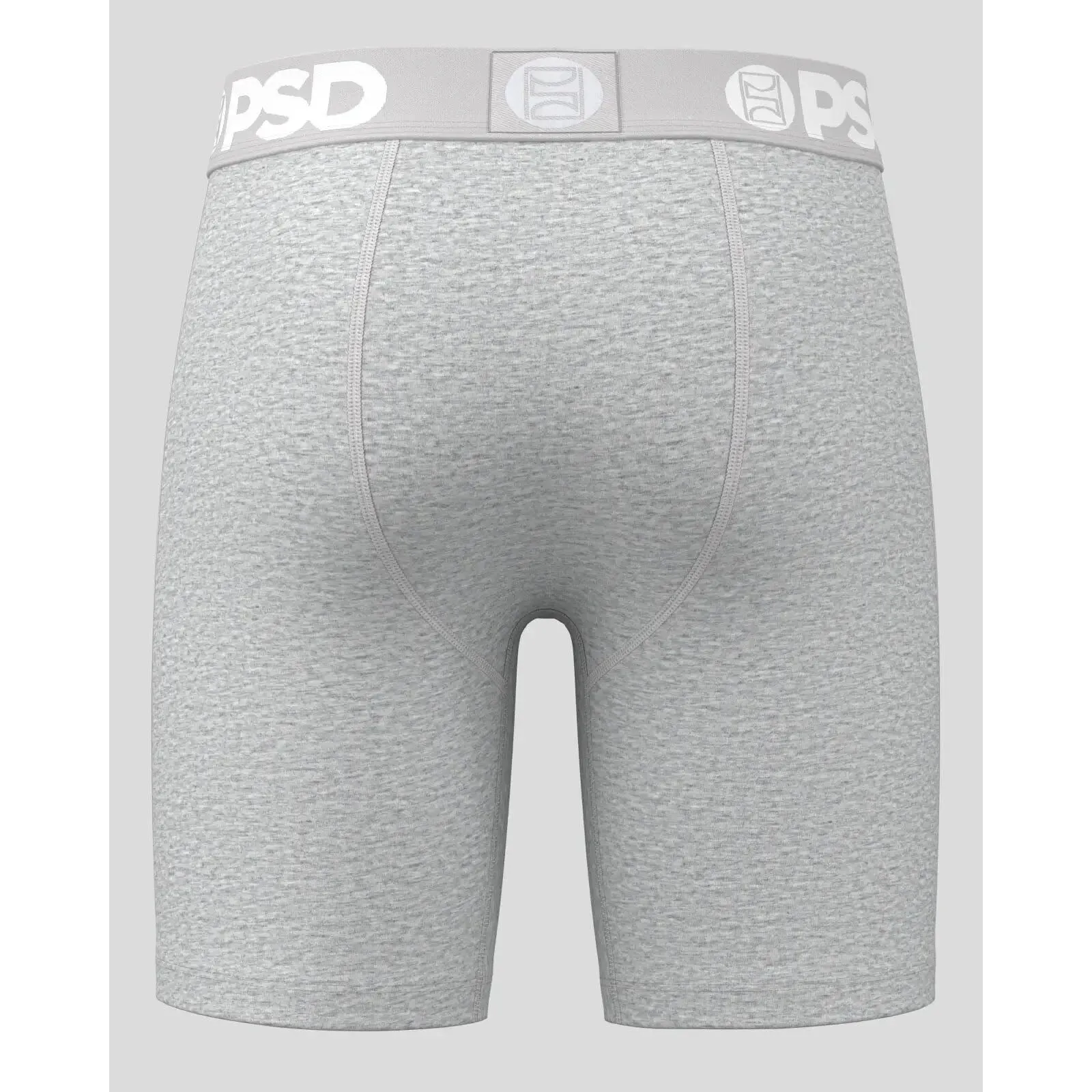 PSD Men's Gray Athl Grey Sld Modal Boxer Brief Medium Underwear - 224180164-GRY-M