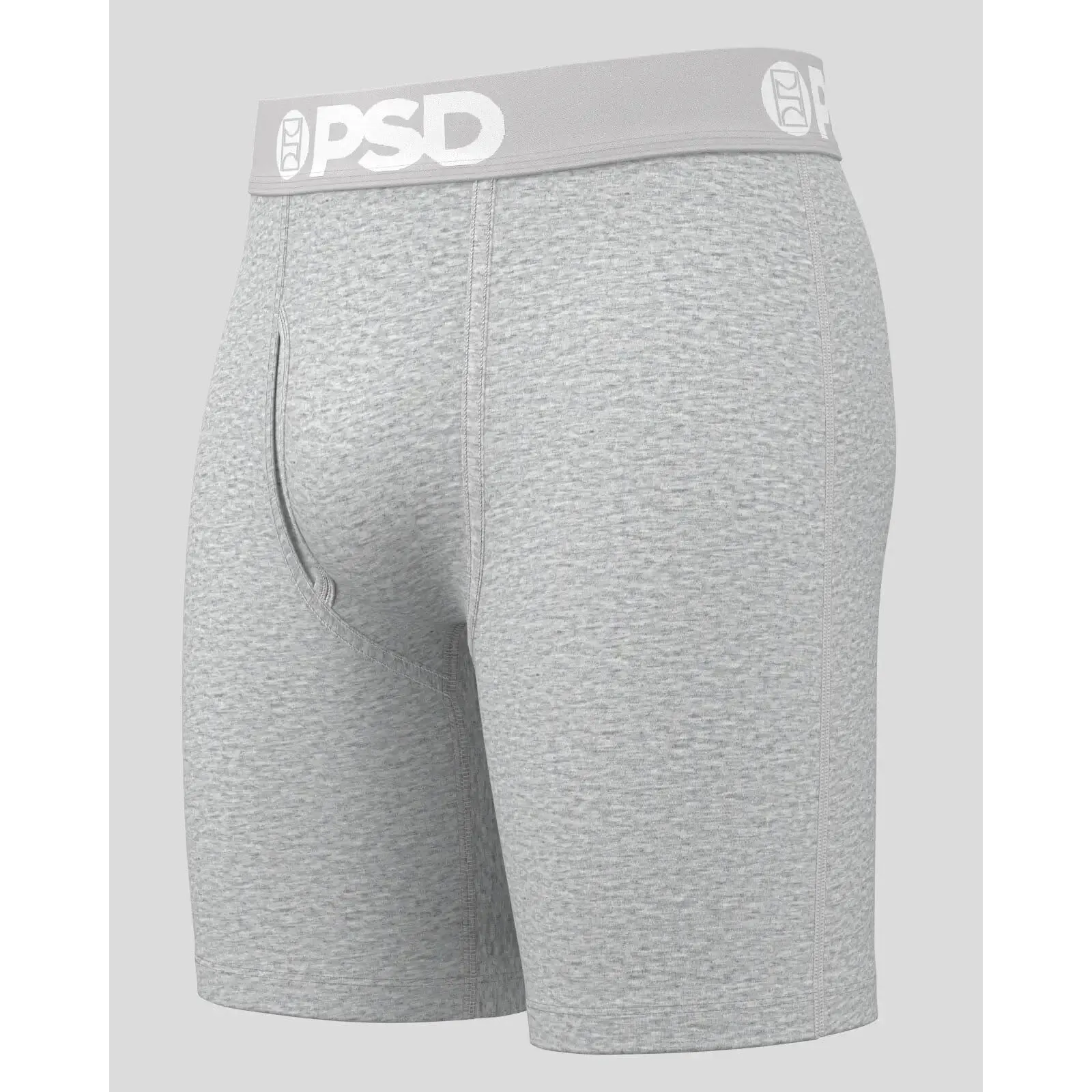 PSD Men's Gray Athl Grey Sld Modal Boxer Brief Medium Underwear - 224180164-GRY-M