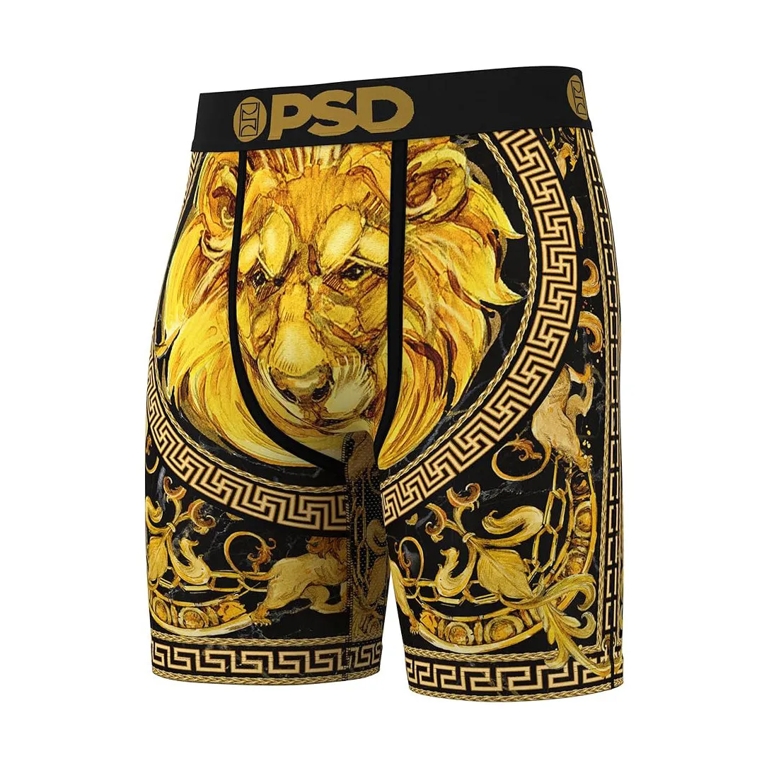 PSD Men's Multicolor Greek Gold Boxer Briefs Extra Large Underwear - 324180050-MUL-XL