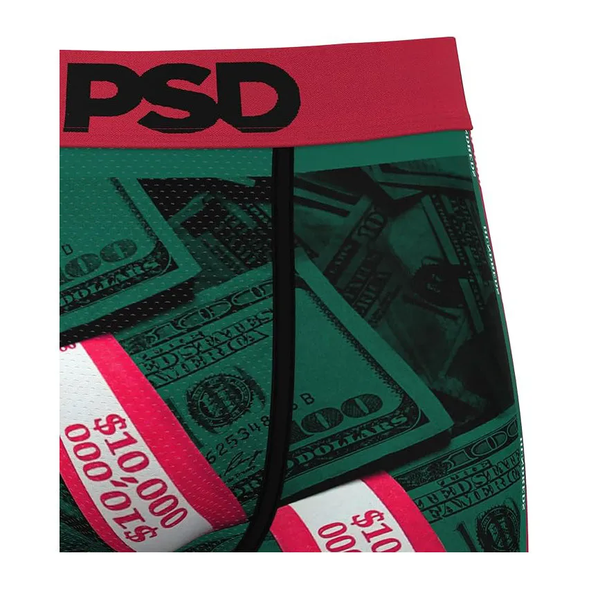PSD Men's Multicolor Luxe Money Sport Boxer Briefs Medium Underwear - 324180040-MUL-M