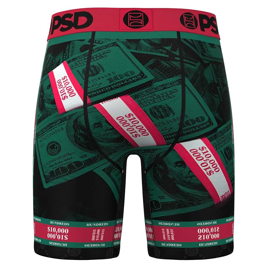 PSD Men's Multicolor Luxe Money Sport Boxer Briefs Medium Underwear - 324180040-MUL-M