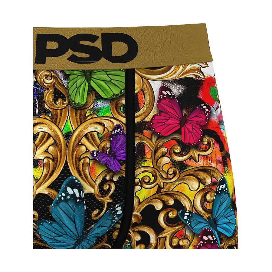 PSD Men's Multicolor Luxury Print Boxer Briefs Extra Large Underwear - 424180060-MUL-XL