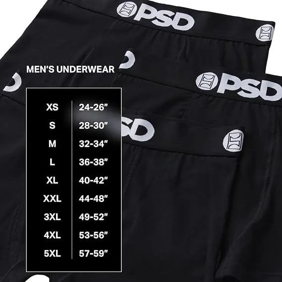PSD Men's Multicolor MMF Boxer Briefs Large Underwear (Knit) - 424180102-MUL-L