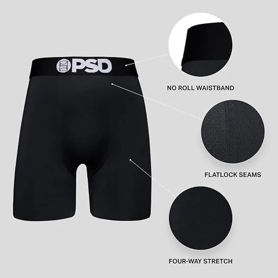 PSD Men's Multicolor MMF Boxer Briefs Large Underwear (Knit) - 424180102-MUL-L