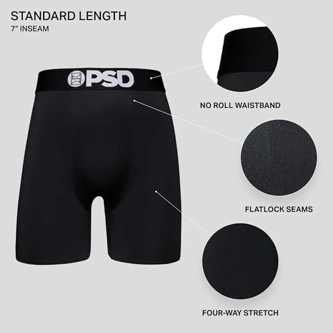 PSD Men's Multicolor MMF Boxer Briefs Small Underwear (Knit) - 224180156-MUL-S