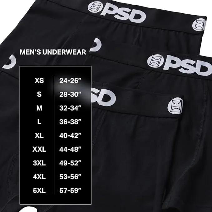 PSD Men's Multicolor MMF Boxer Briefs Small Underwear (Knit) - 224180156-MUL-S