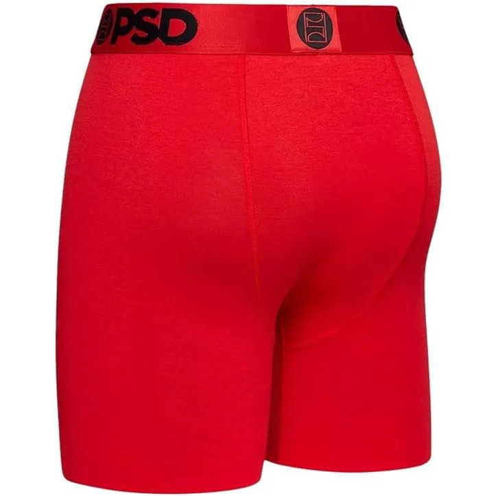 PSD Men's Multicolor Modal Red 3-Pack Boxer Briefs Large Underwear - 322180162-MUL-L