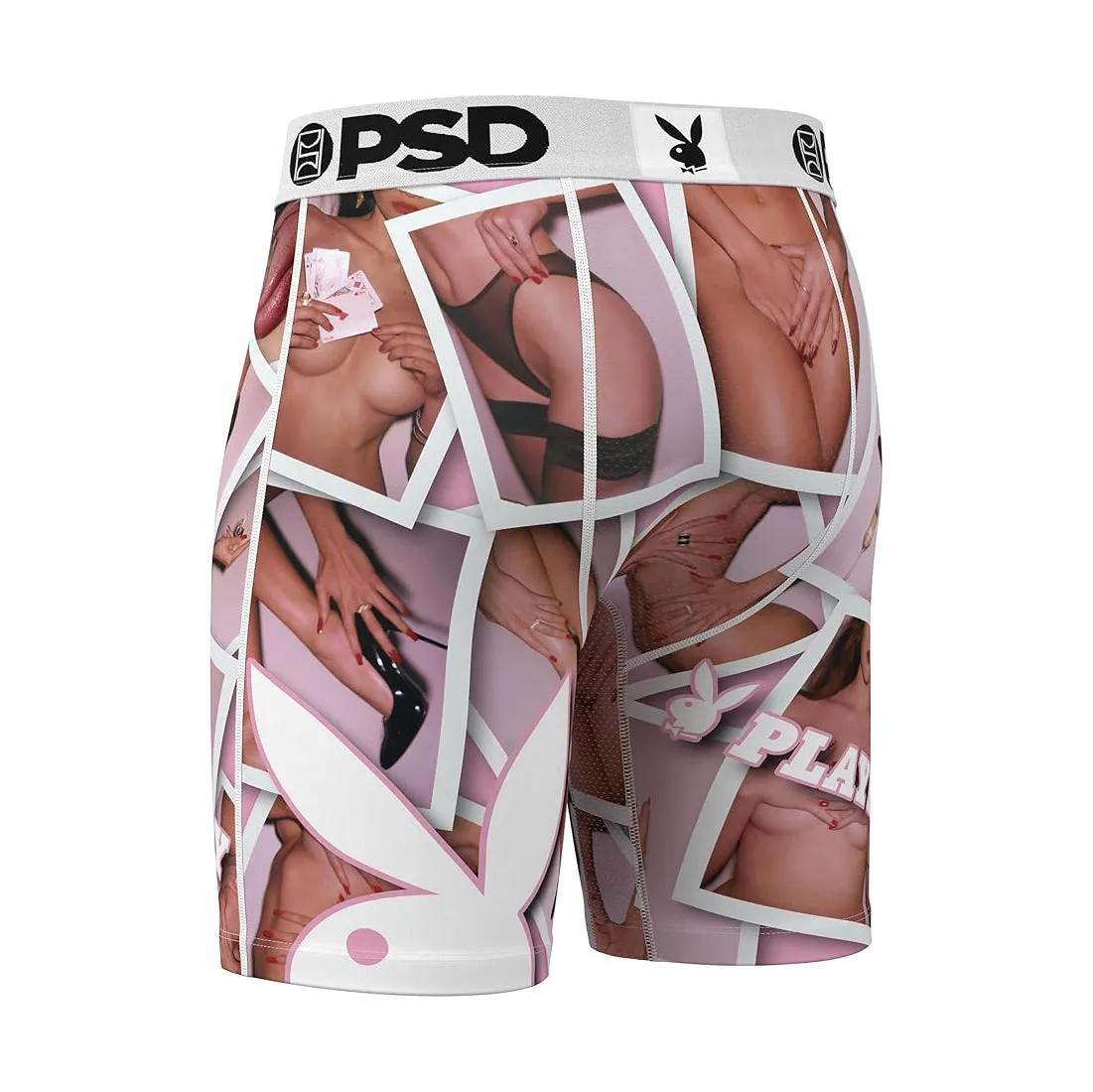 PSD Men's Multicolor Playboy Frames Boxer Briefs Large Underwear - 324180003-MUL-L
