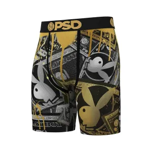 PSD Men's Multicolor Playboy Money Boxer Briefs Medium Underwear - 324180007-MUL-M