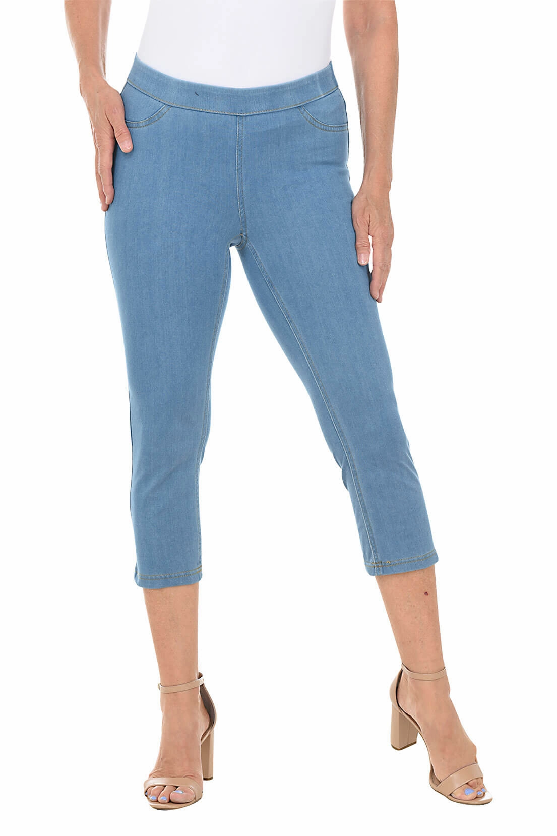 Pull-On Capri-Length Jegging Classy Fit Casual Chic