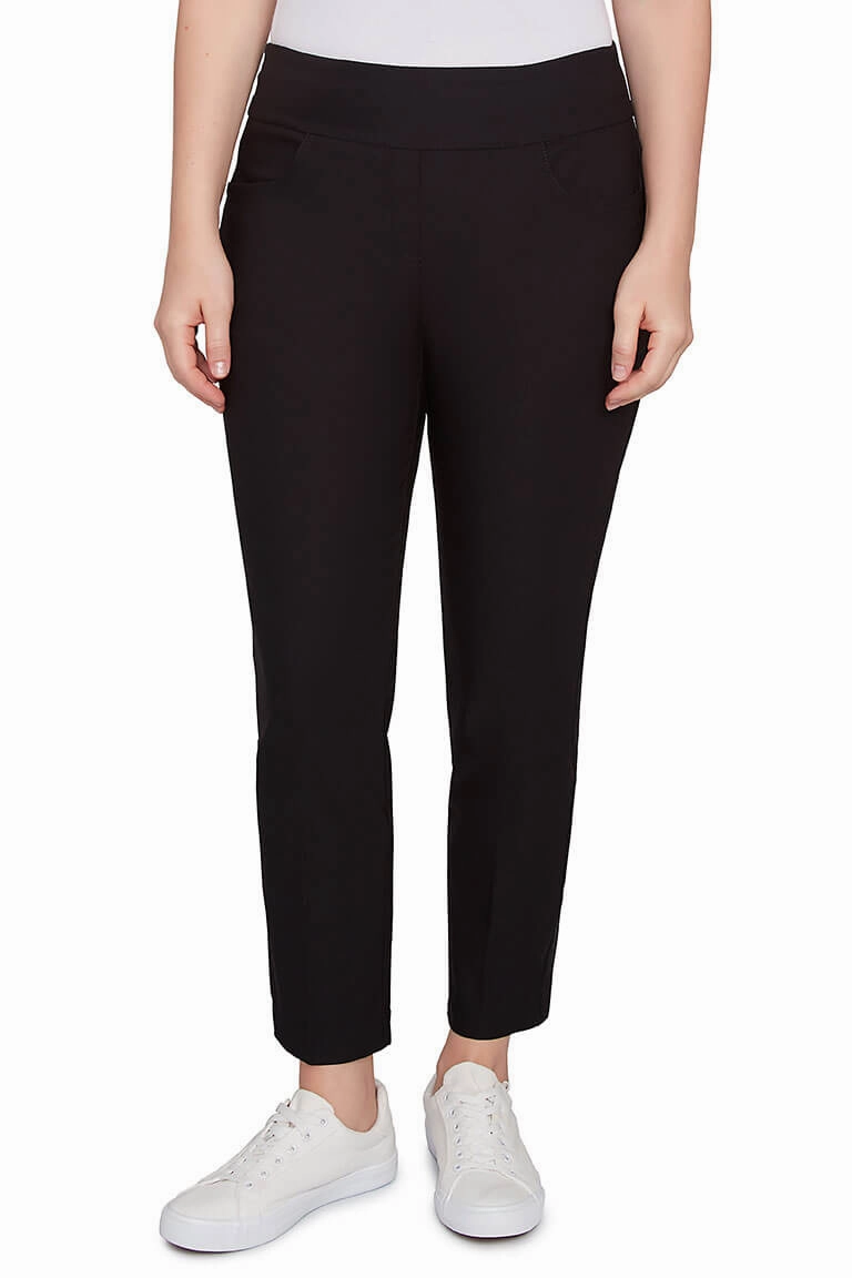 Pull-On Silky Ankle Pant Breathable Waist Easy Flex Design