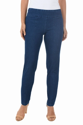 StaticDissipativeFabric Anti Pilling Pull-On Slim Leg Denim Pant
