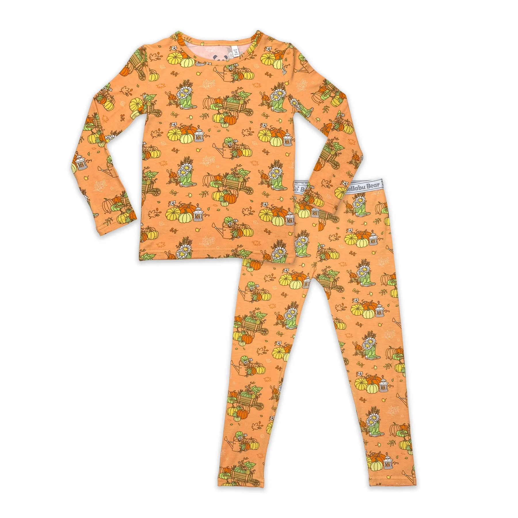 Pumpkin Bamboo Kids Pajamas