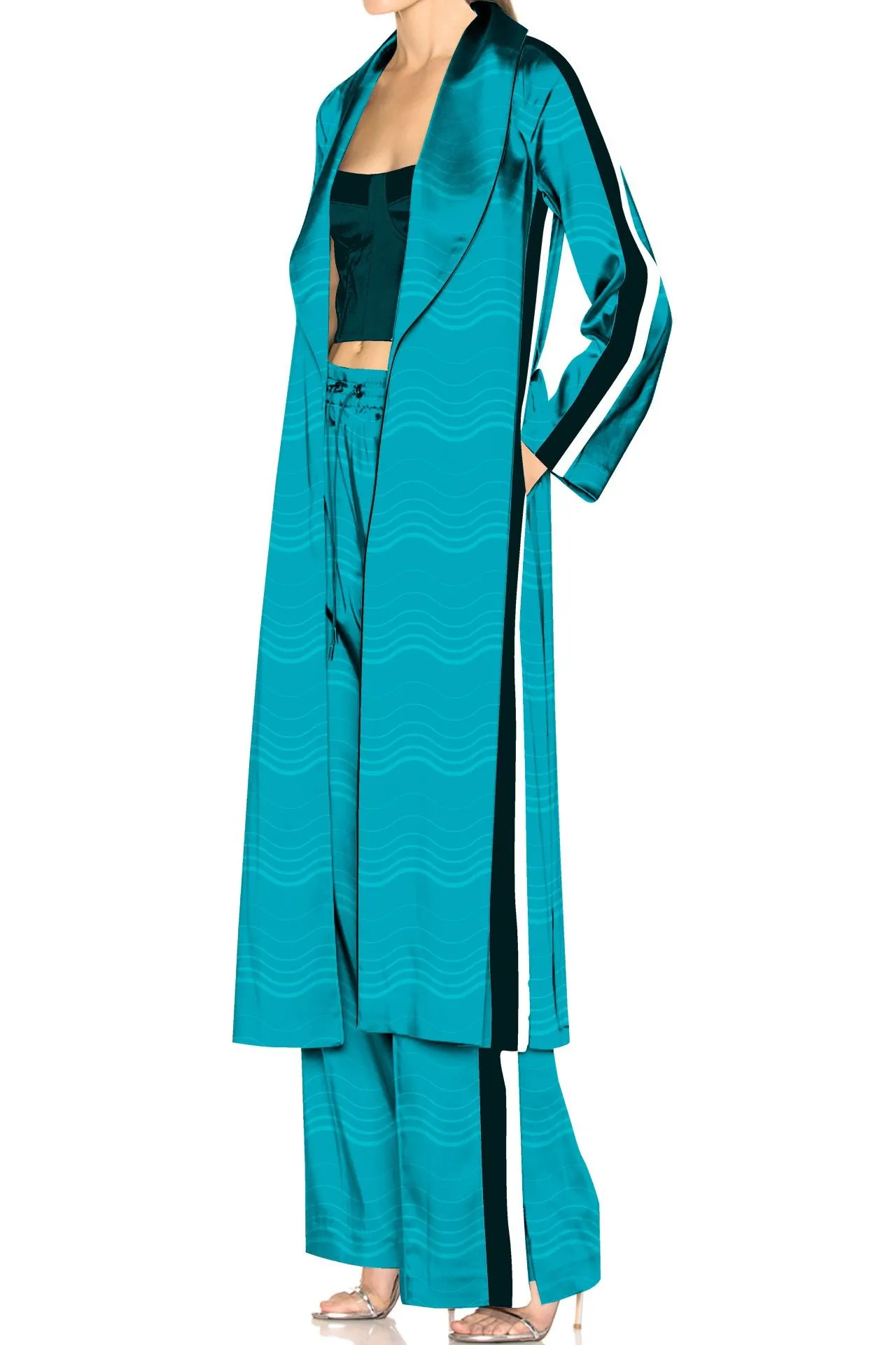 Pyjama Set With Robe