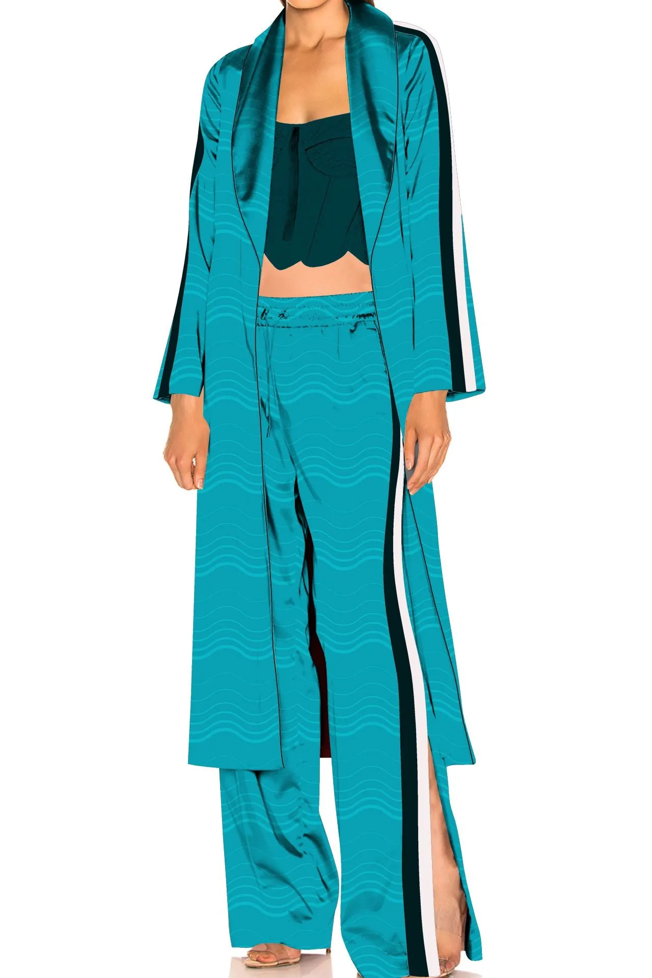 Pyjama Set With Robe