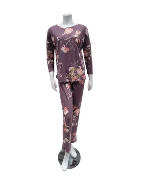 Q80922 Plum Kathy Knit PJ's Set