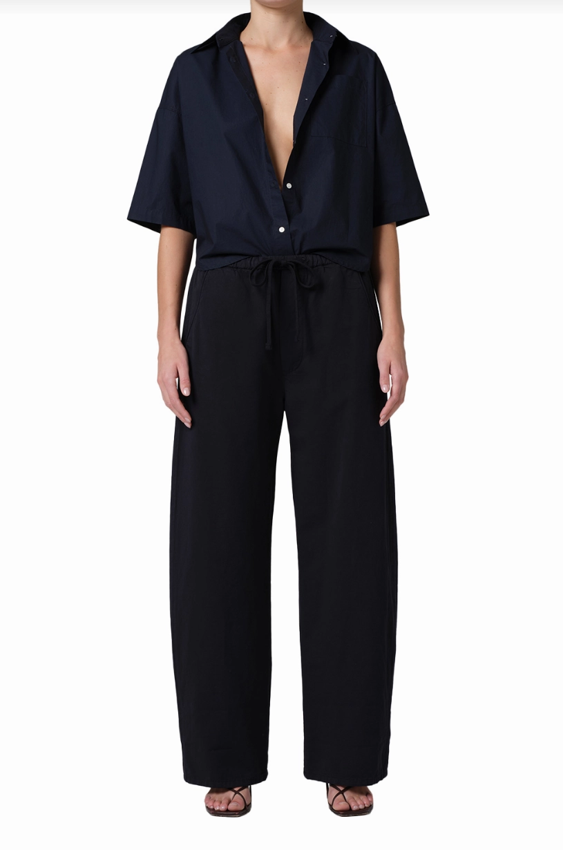 Aurora Pull-On Pant in True Navy Functional Comfort Wear Layer-Friendly