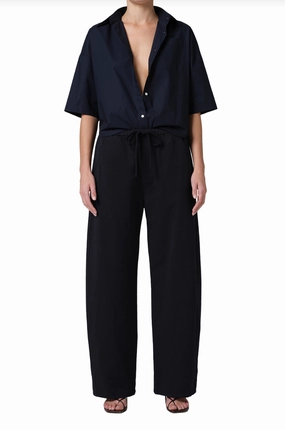 Aurora Pull-On Pant in True Navy Functional Comfort Wear Layer-Friendly