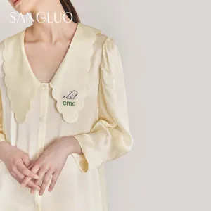 "Hug the Earth" Bear Bobo Silk Dress